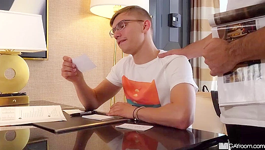 Stepdad Seduces Stepson - Darron Bluu & Reese Rideout Heat Up Man Royale