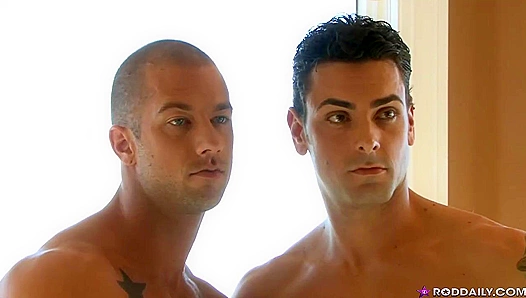 Rod Daily & Jeremy Bilding Heat Up the Set - Hard Dick Action On Camera