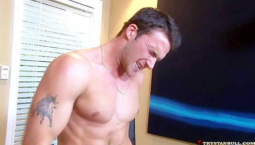 Trystan Bull Blows a Massive Load During Office Hours