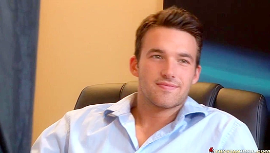 Trystan Bull Blows a Massive Load During Office Hours