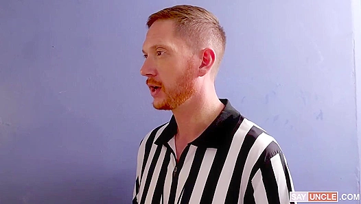 Coach's Quickie - Domineering Coach Takes Control of Submissive Player