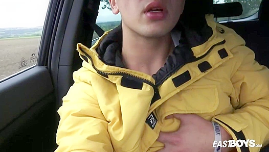 Finn Harper Gets Handjob Action in the Car - Eastboys