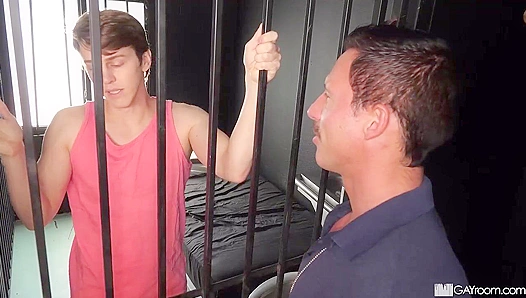 Reese Rideout and Sage Roux - Thong Sex Behind Bars - Man Royale