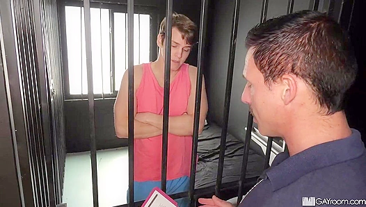 Reese Rideout and Sage Roux - Thong Sex Behind Bars - Man Royale