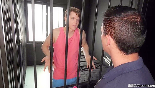 Reese Rideout and Sage Roux - Thong Sex Behind Bars - Man Royale