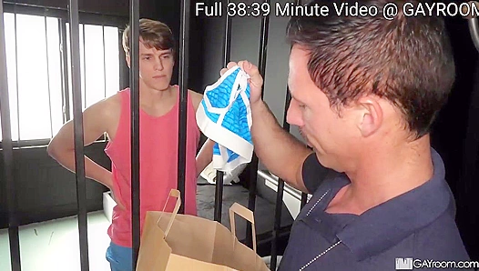 Reese Rideout and Sage Roux - Thong Sex Behind Bars - Man Royale