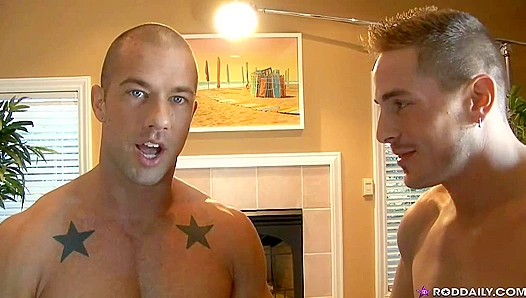 Rod Daily & Brad Star Heat Up The Set With Dirty Talk & Steamy Action