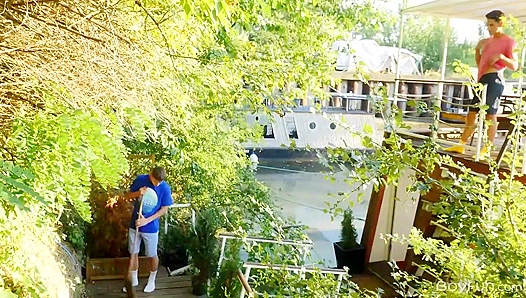 Ollie & Tyler - Semi-Public Gape Adventures & Facial Fun