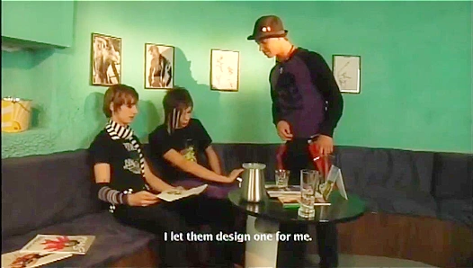 Emo Hottie Stephen Blake in a Perfect Threesome - Gay XXX