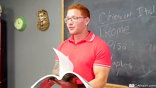 Naughty Schoolboy Jeremiah Cruze Rides Zacc Andrews' Dick Hard