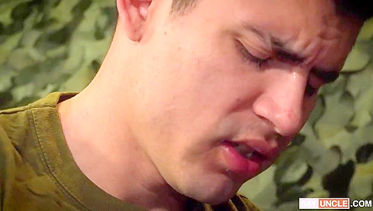 Sergeant Fucks Daniel Trebol and Caetano Soares - Hard Duty