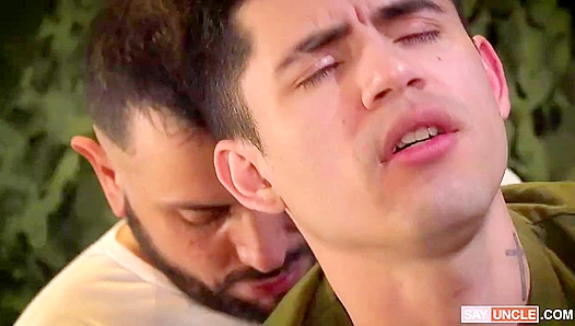 Sergeant Fucks Daniel Trebol and Caetano Soares - Hard Duty