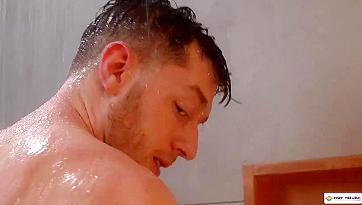 Devin Franco & Jake Klerin Steam Up the Bathroom - HotHouse Gay Porn