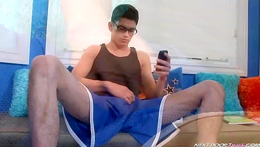 Nextdoor Twinks Ryan & Kristain Get Wild - Hot Mutual Masturbation Session