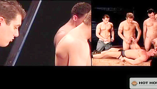 Chad Hunt Joins a Wild Gay Gangbang in the Hot House
