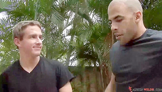 Austin Wilde Teaches Kinky Tricks to Hungry Hottie Tucker Vaughn