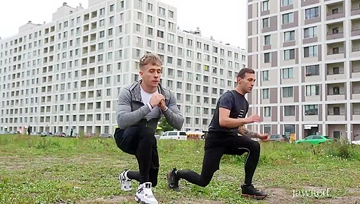 Alex Vens and Lex Moore - Post-Workout Lust Unleashed