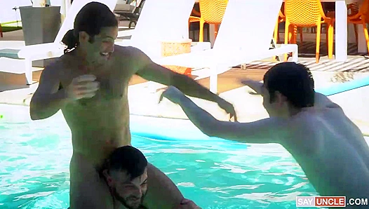 Ian Holmes Gets Wild in a Gay Orgy Twist