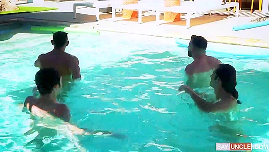 Ian Holmes Gets Wild in a Gay Orgy Twist