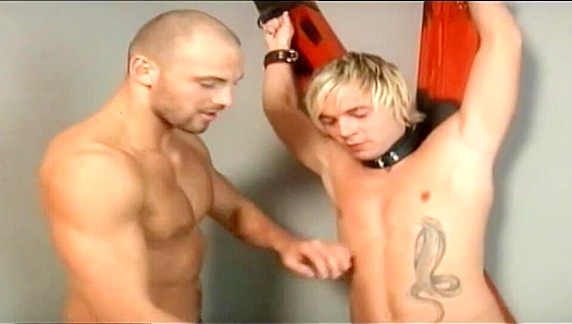 Zack Hood Dominates Leashed Submissive John Cer - Gay XXX