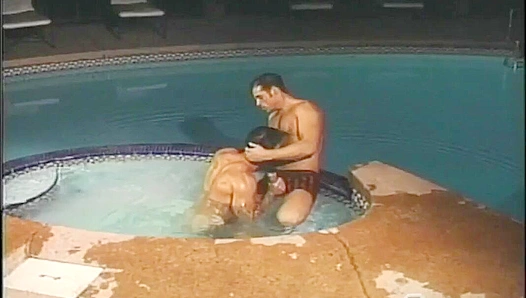 Horny Poolside Fuck - Dino DiMarco & Tony Piagi - Falcon Studios