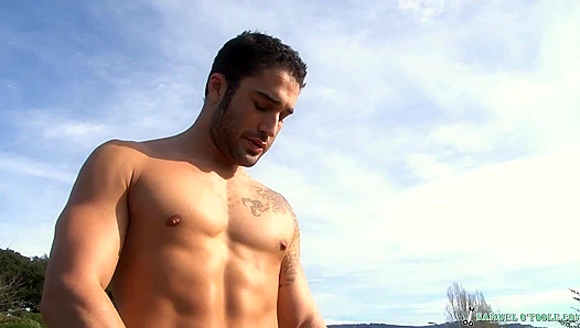 Samuel O'Toole Strokes His Juicy Cock Hard