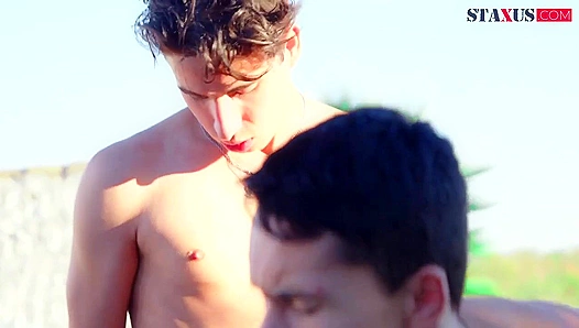 Bambi Cute & Danny Fontana's Wild Outdoor Fuck - Gay XXX