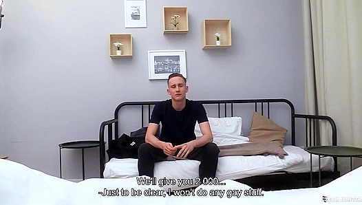 Czech Hunter - Thin Hottie Teases Himself Close to Orgasm