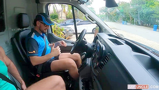 Doggystyle Bang - Derek Allen Rides Jace Starr Wild in the Van