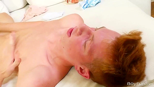 Harry Davis Curls His Toes in Ecstatic Pleasure - Gay XXX