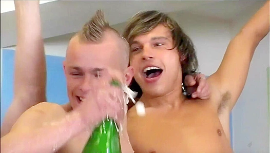 Johan Volny and Hotties Celebrate with a Wild Gay Gangbang - Gay XXX