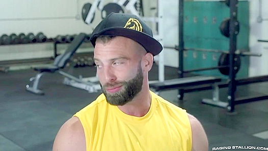 Raging Hard - Gym Fuck Session with Wade Wolfgar & Donnie Argento
