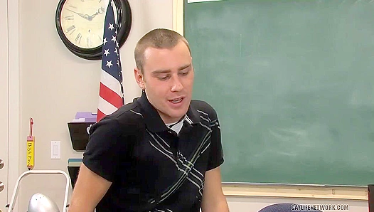Horny Teacher Patrick Kennedy Takes On Studly Student Justin Giles