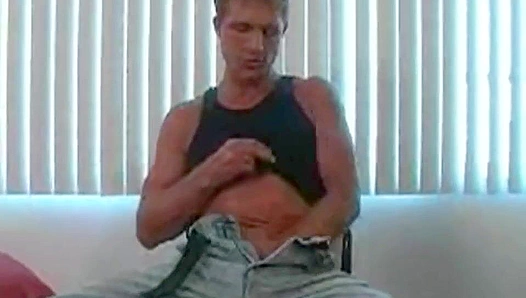 Troy Halston Cums Hard on the Floor - Hot Dudes Over 30