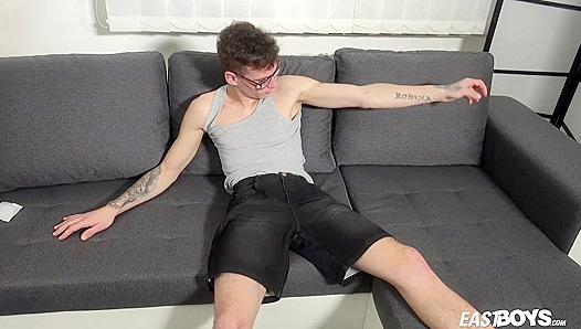 Flavio Conroy Spreads Wide for a Hot Masturbation Session - Eastboys