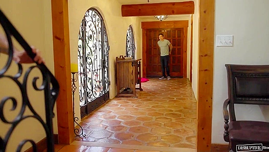 Jayden Marcos and Theo Brady Heat Up the Stairs in Explicit Passion - Disruptive Films