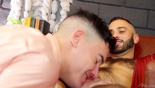 Hot Dudes Drew Valentino and JC Hunt Slash It Out On Camera