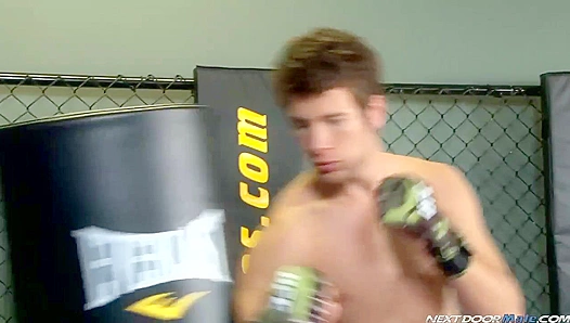 Spencer Fox Shamelessly Strokes His Throbber for the Neighbor