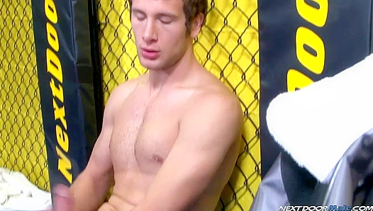 Spencer Fox Shamelessly Strokes His Throbber for the Neighbor