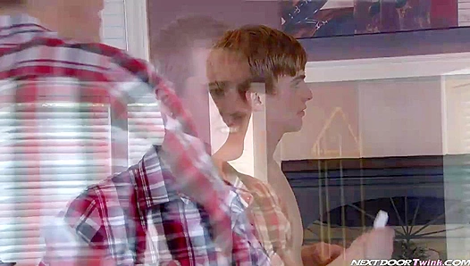 Horny Noah Brooks and Logan Lush - A Neighboring Pleasure Rush