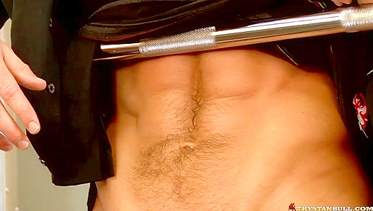 Naked Boxing Bang - Trystan Bull & Johnny Torque Go At It On The Set