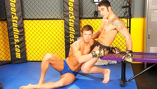 Naked Actors Samuel O'Toole & Kevin Crows Pose Seductively On Set