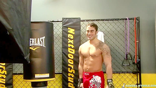 Naked Actors Samuel O'Toole & Kevin Crows Pose Seductively On Set