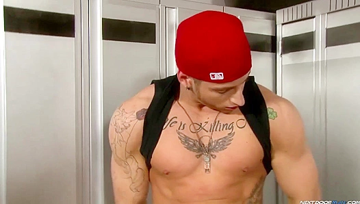Cory Everlast Shows Off His Endurance Next Door