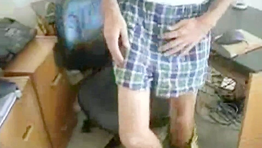 Bad Boy Justin Rocks His Huge Dick with Joyful Strokes