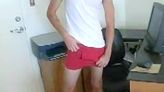 Bad Boy Justin Rocks His Huge Dick with Joyful Strokes