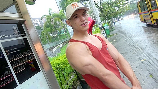 Flexing & Teasing - Colombian Hunk Jhon Bianco's Seductive Showdown - Eastboys
