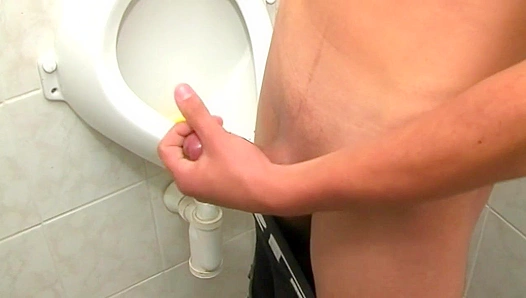 Simon Body's Public Toilet Jerk-Off - Gay XXX