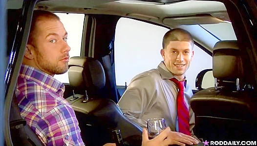 Rod Daily & Brec Boyd Get Thirsty for Each Other in Car Sex - On The Set
