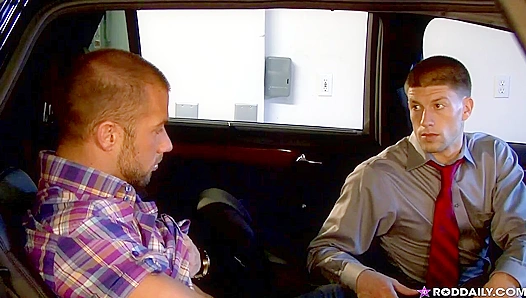 Rod Daily & Brec Boyd Get Thirsty for Each Other in Car Sex - On The Set